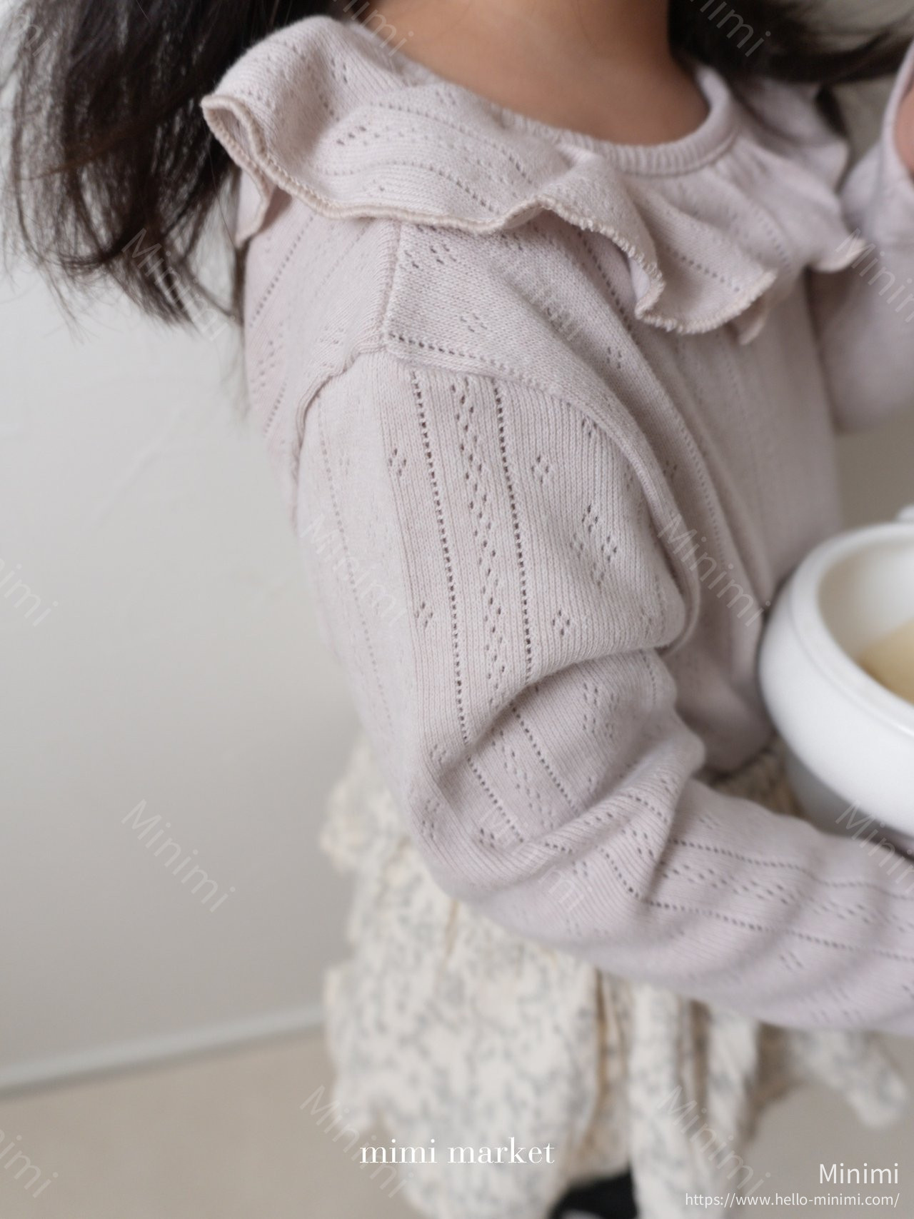 mimi-market Winter Collar T-shirt 細節圖 6
