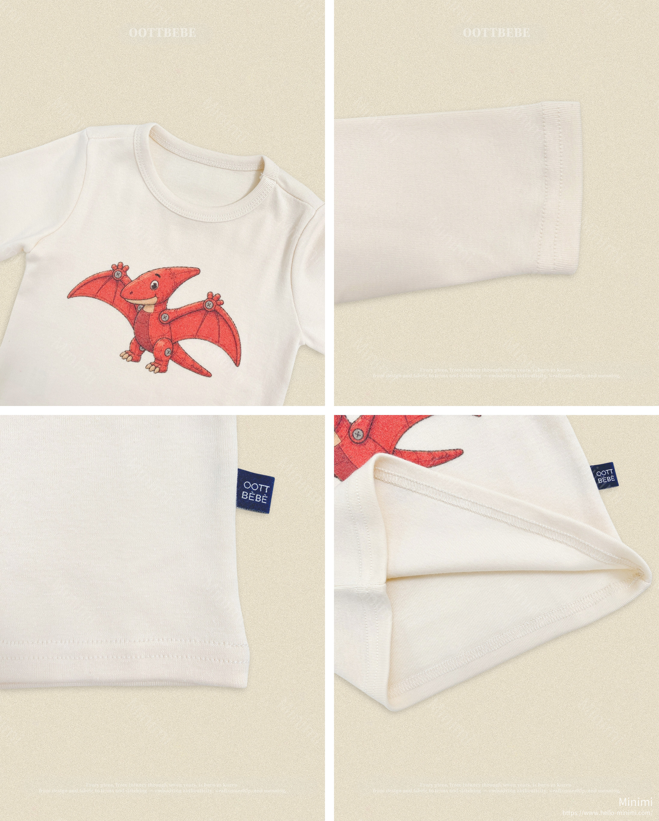 oott bebe Robot Dinosaur Loungewear 細節圖 13