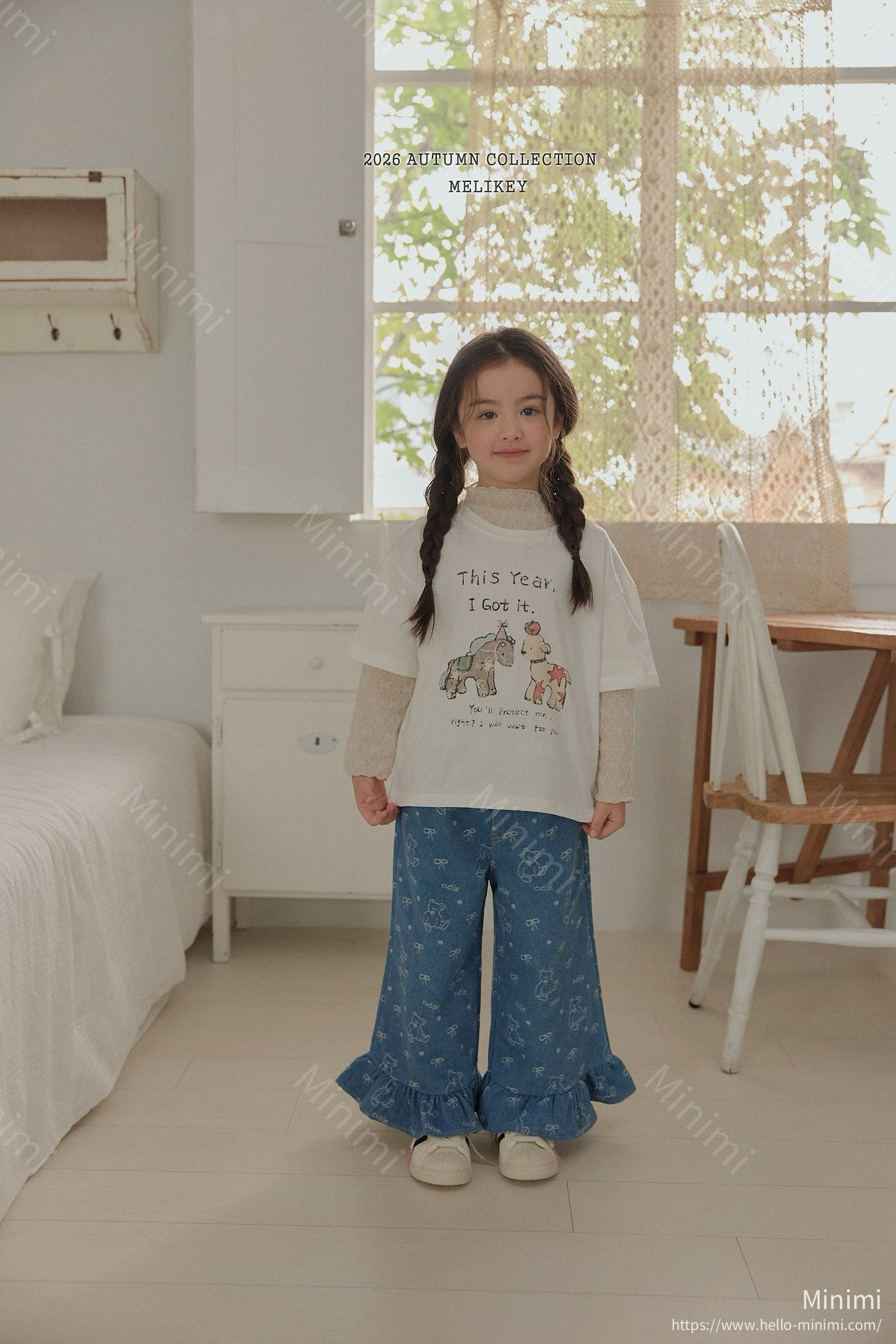 Melikey Bear Frill Jeans 細節圖 12