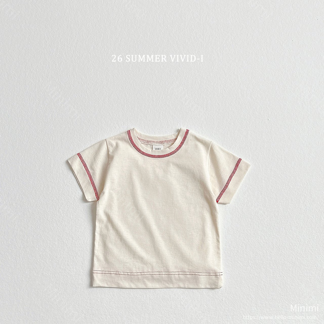 VIVID-I Silket Coverstitch T-Shirt 細節圖 2