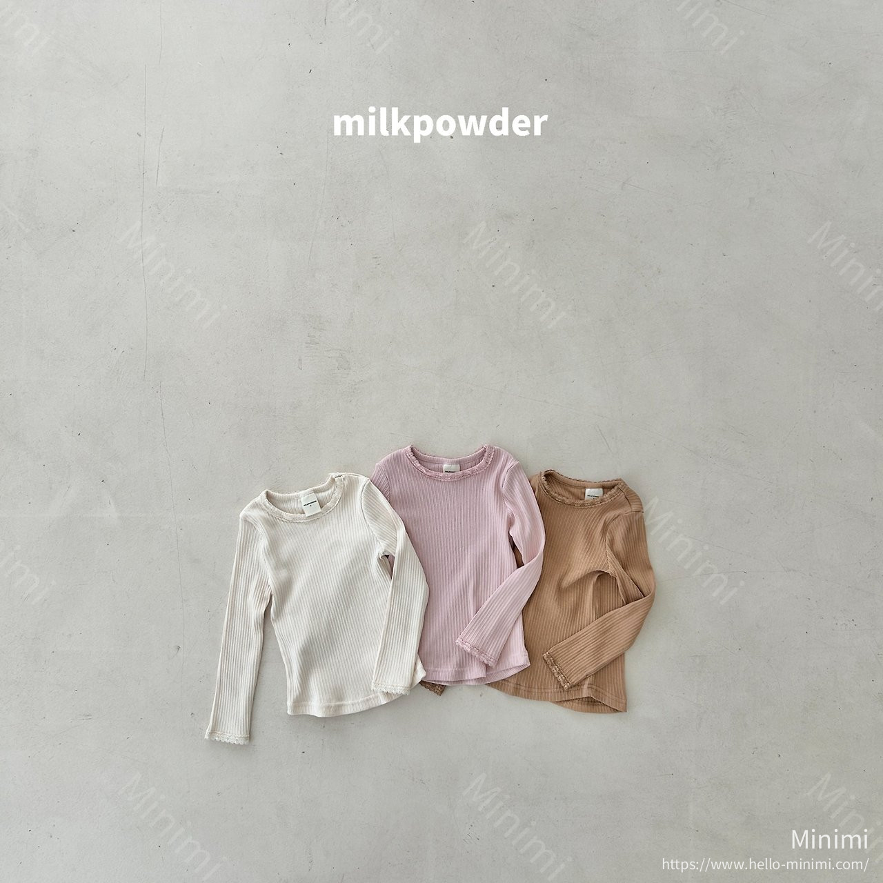 milkpowder Soft Tee - 韓國童裝代購主圖