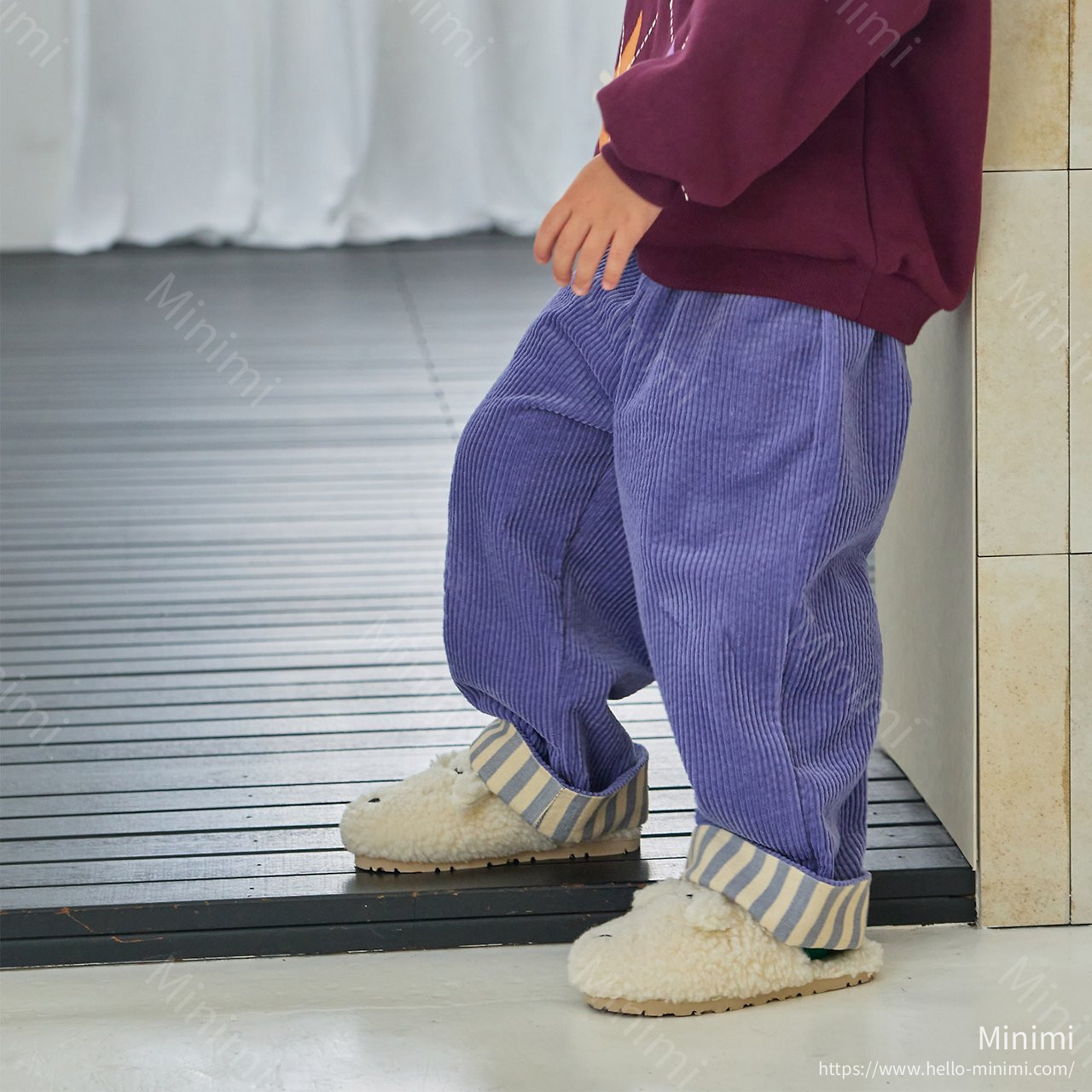 1st BLUE Corduroy Cabra Pants 細節圖 5