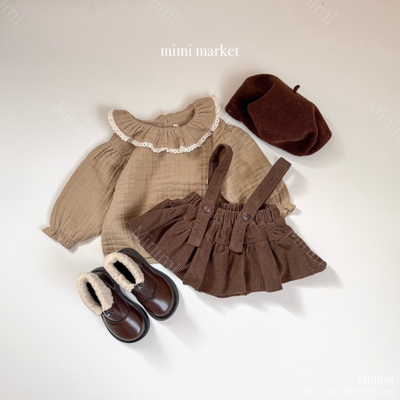 mimi-market Corduroy Cancan Skirt 細節圖 6