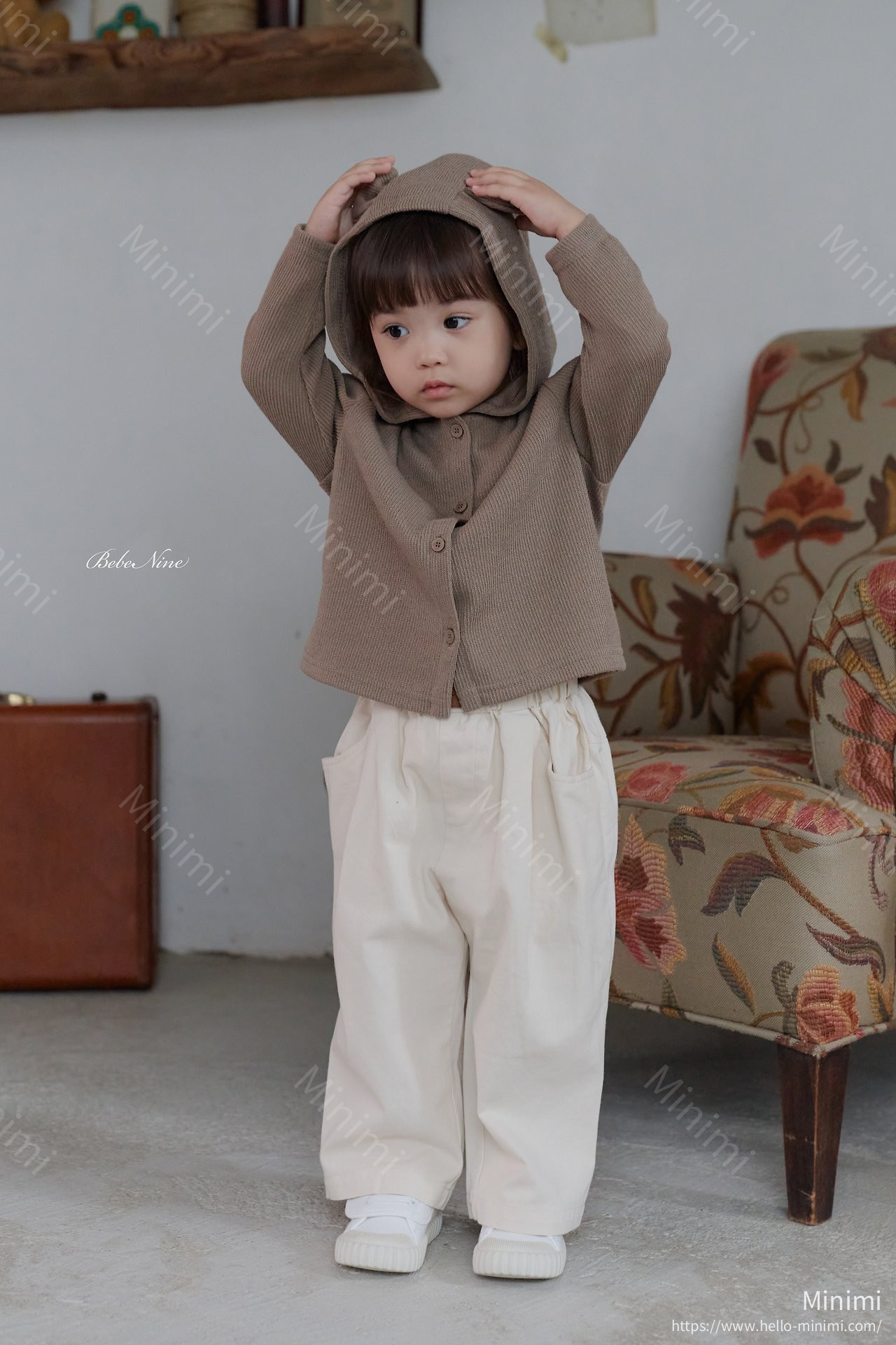 bebe nine Cookie Bear Cardigan 細節圖 3