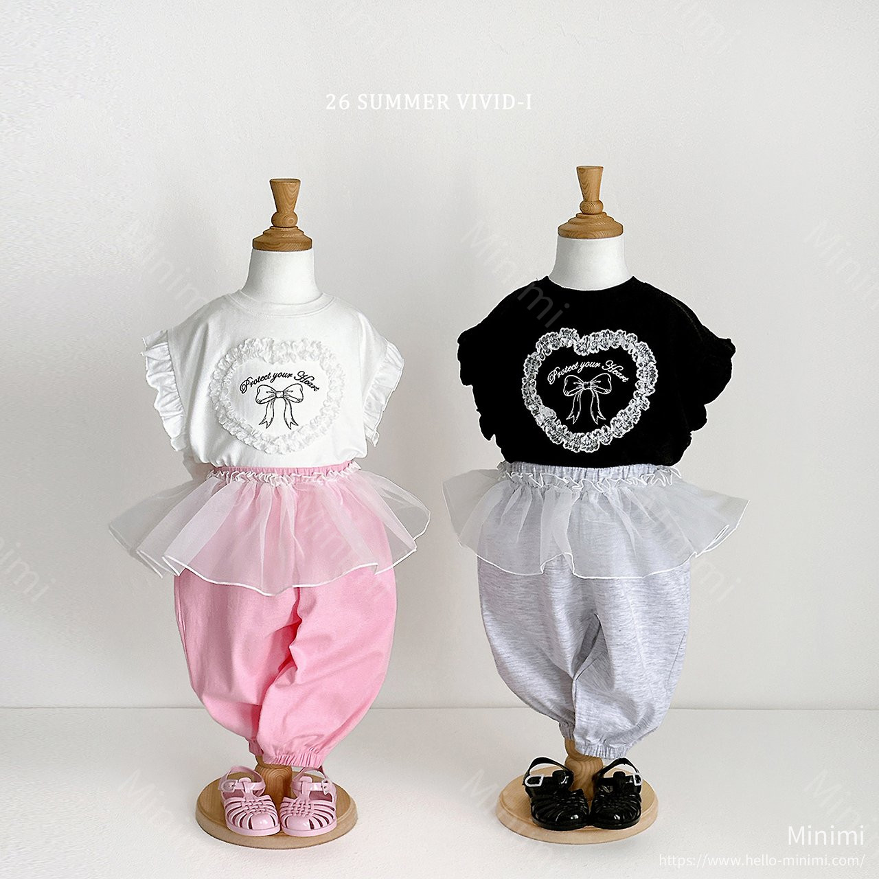 VIVID-I Lace Heart Ruffle T-Shirt 細節圖 19