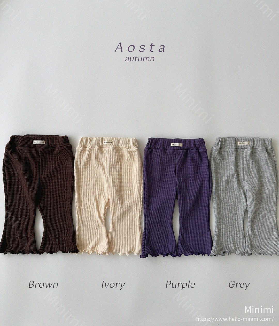 Aosta atelier Jelly Waffle Pants 細節圖 30