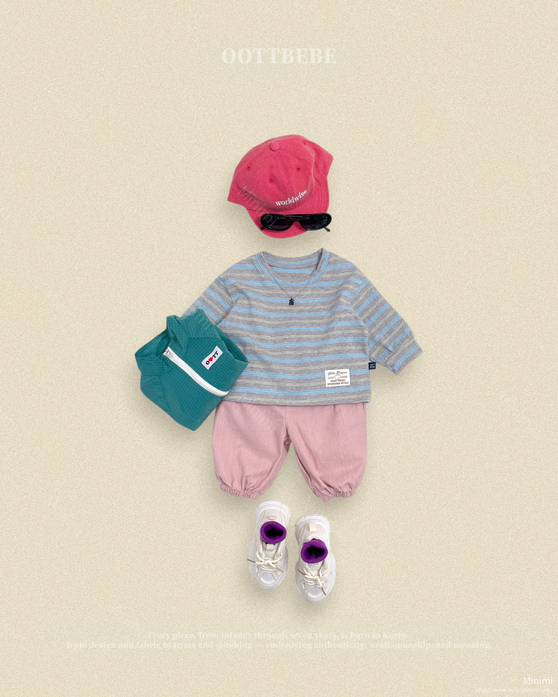 oott bebe Hip Slub Pants 細節圖 1