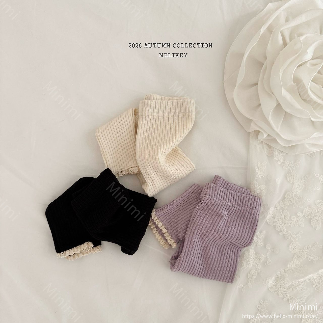 Melikey Liz Lace Leggings - 韓國童裝代購主圖