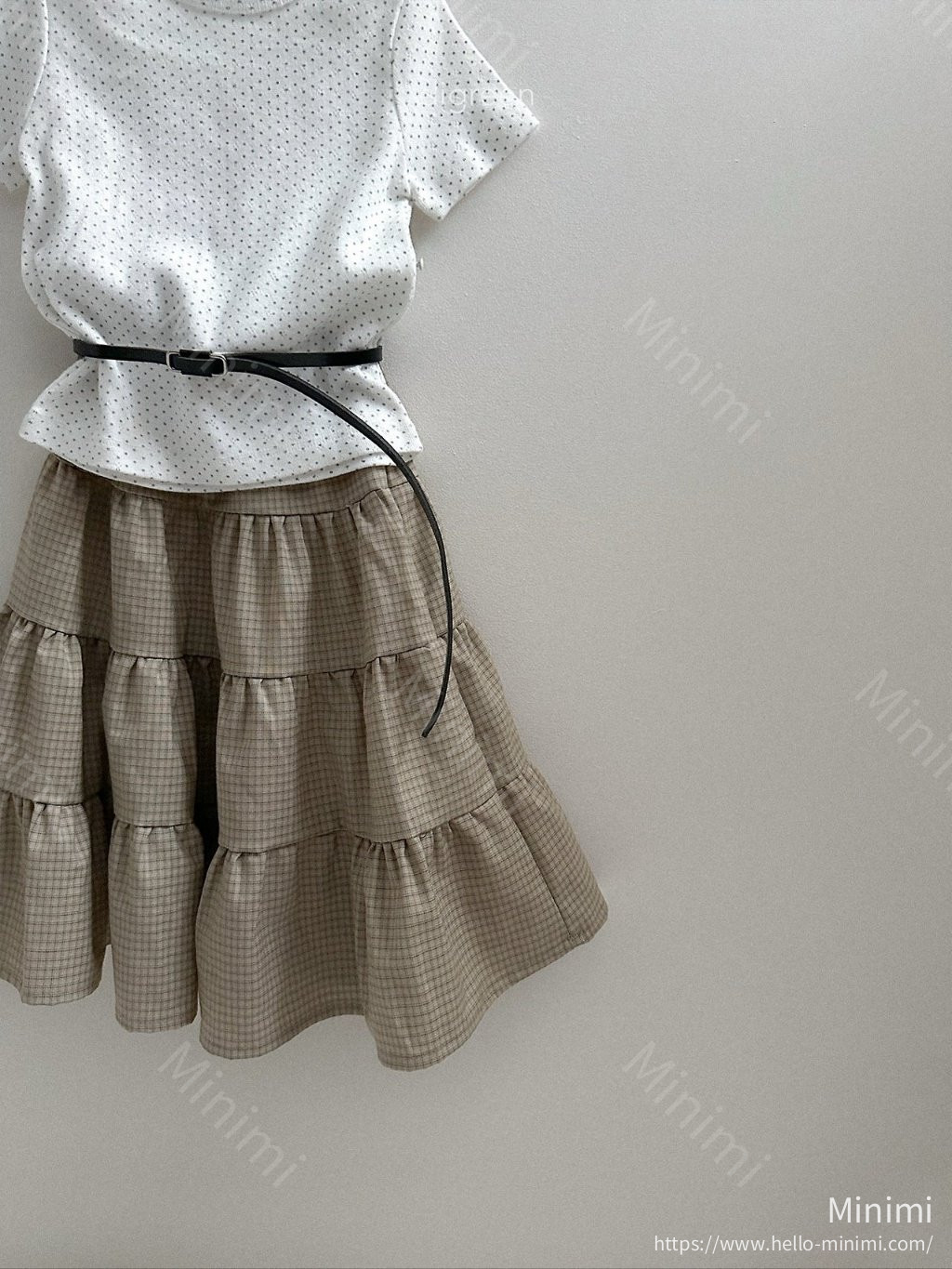 digreen Check Ruffle Skirt 細節圖 13