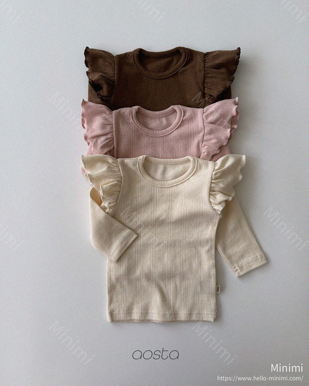 Aosta atelier Angel Frill T - 韓國童裝代購主圖