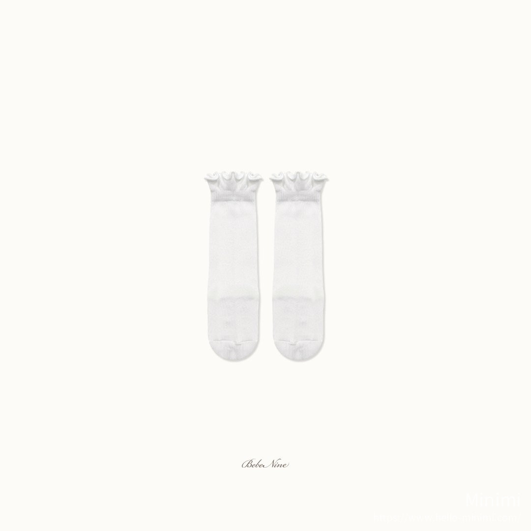 bebe nine Nine Frill Ankle Socks 細節圖 13