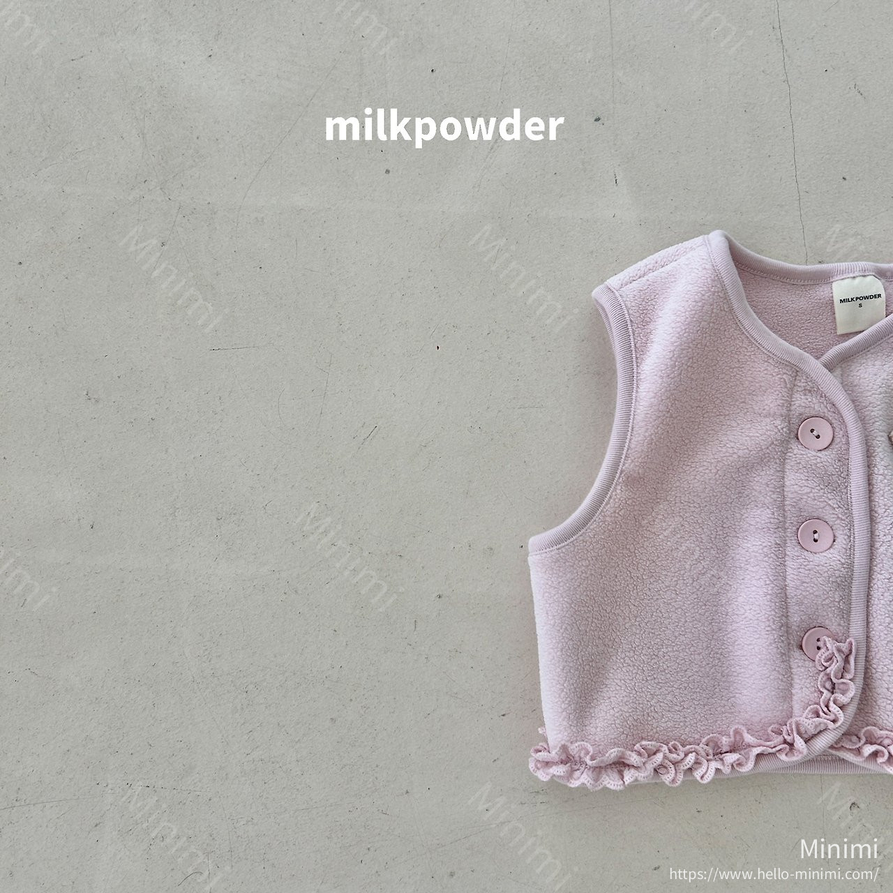 milkpowder Fogny Fleece Vest 細節圖 10