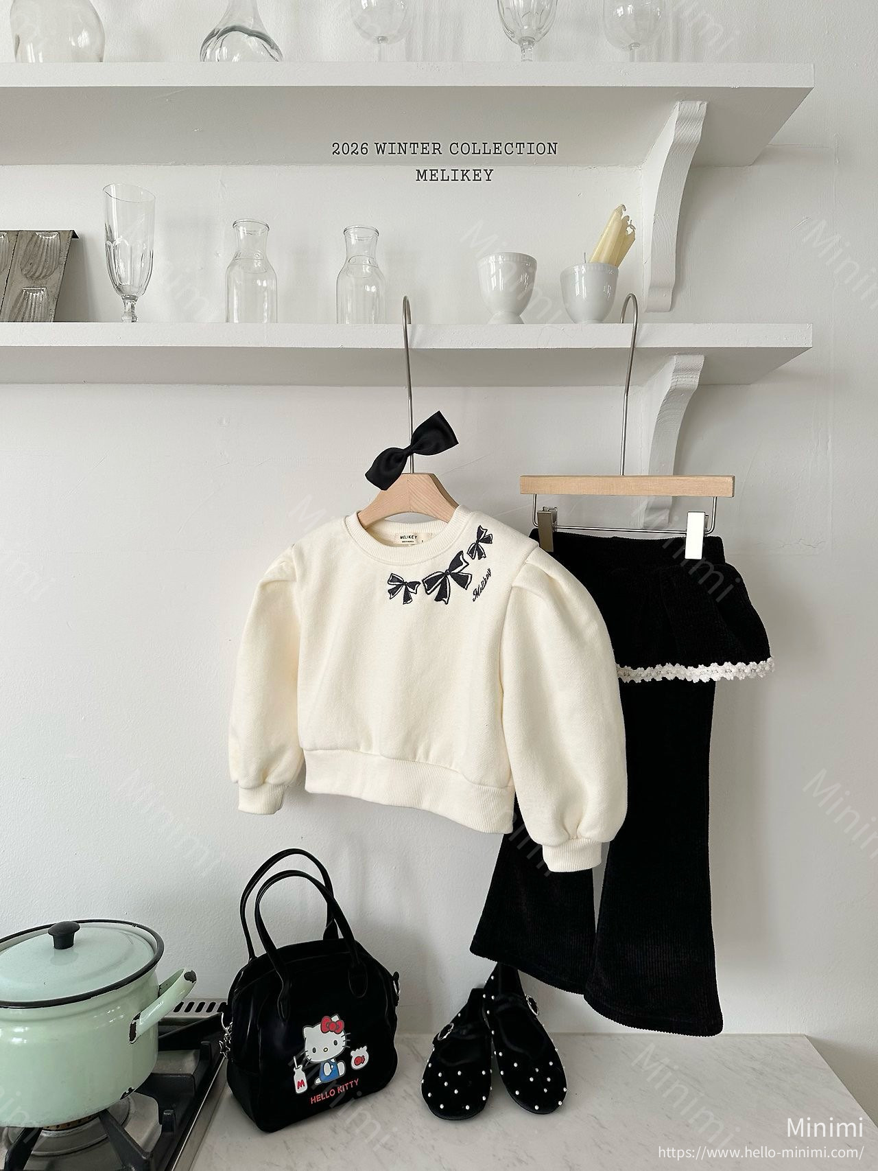 Melikey Frill Velour Bootcut 細節圖 29
