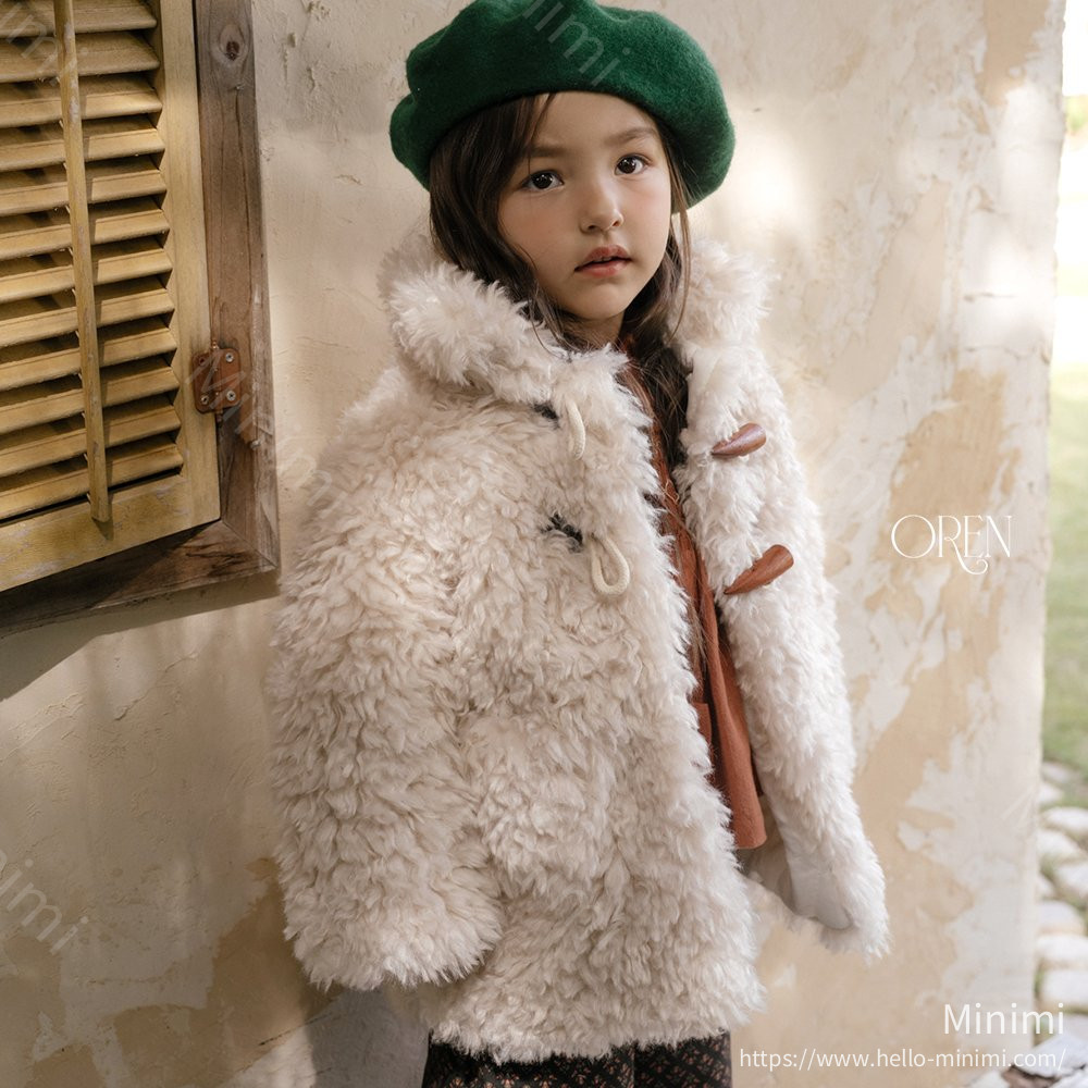 Oren Bernie Toggle Fur Jacket 韓國童裝現貨