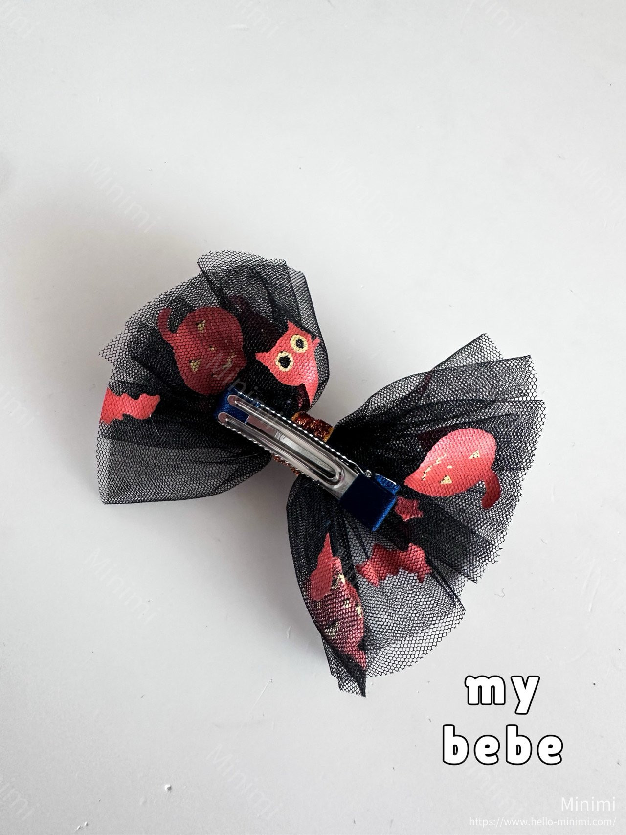 my_bébé Halloween Mesh Hairpin 細節圖 4