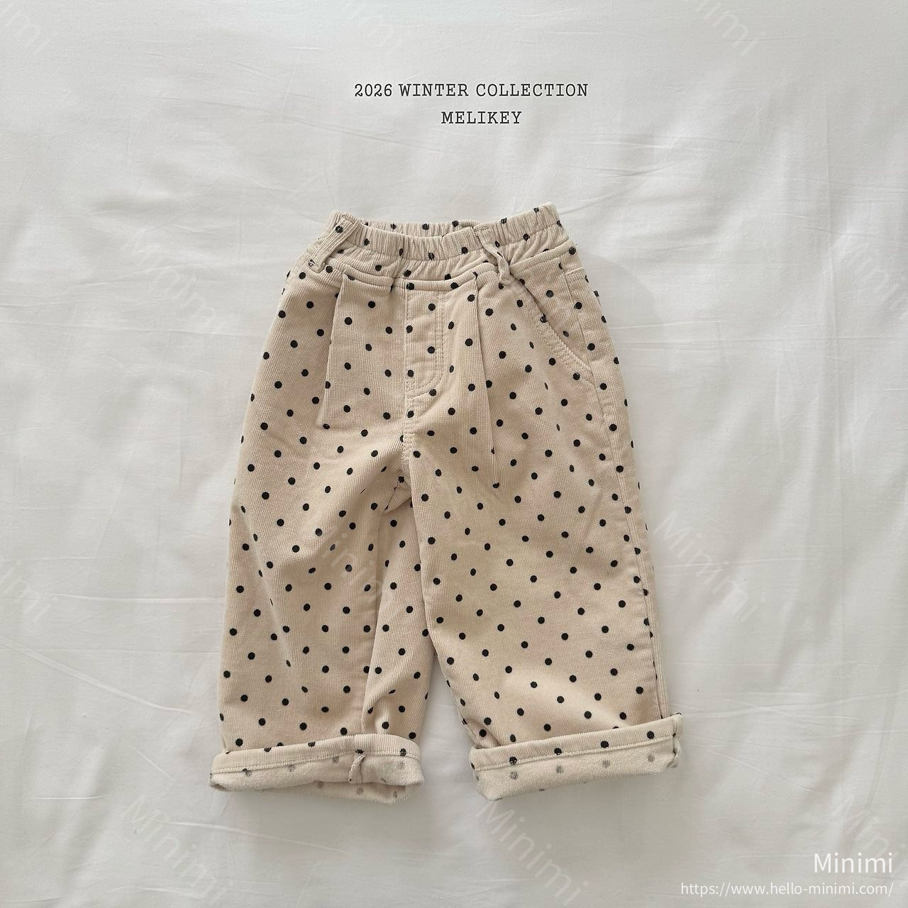 Melikey Polka Dot Corduroy Pants 細節圖 15