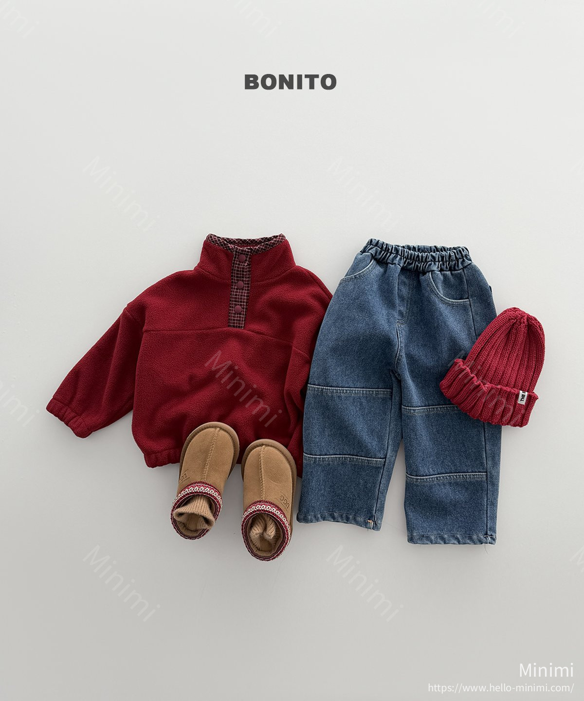 BONITO Check Binding Fleece 細節圖 3