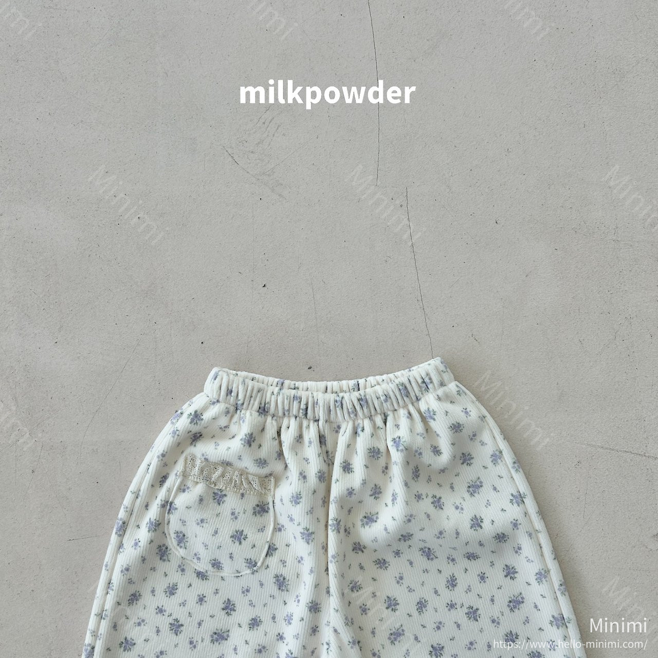 milkpowder Pudding Flower Pants 細節圖 3