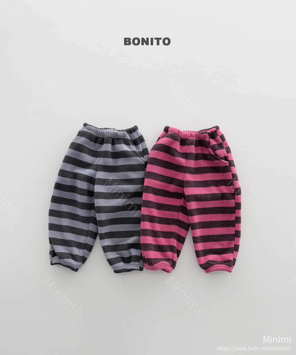 BONITO Bold Fleece Jogger Pants 韓國童裝現貨