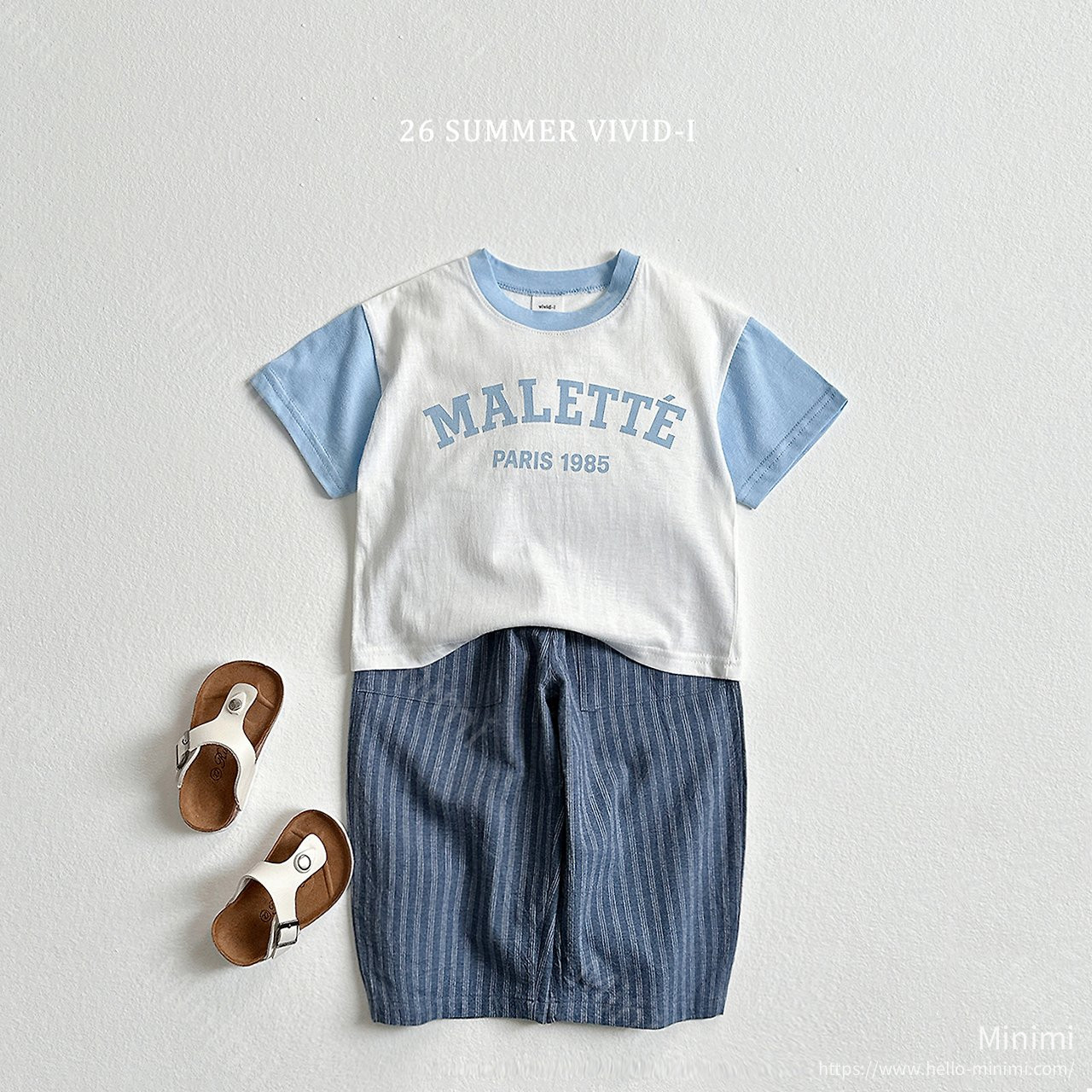 VIVID-I Cropped Striped Linen Pants 細節圖 10