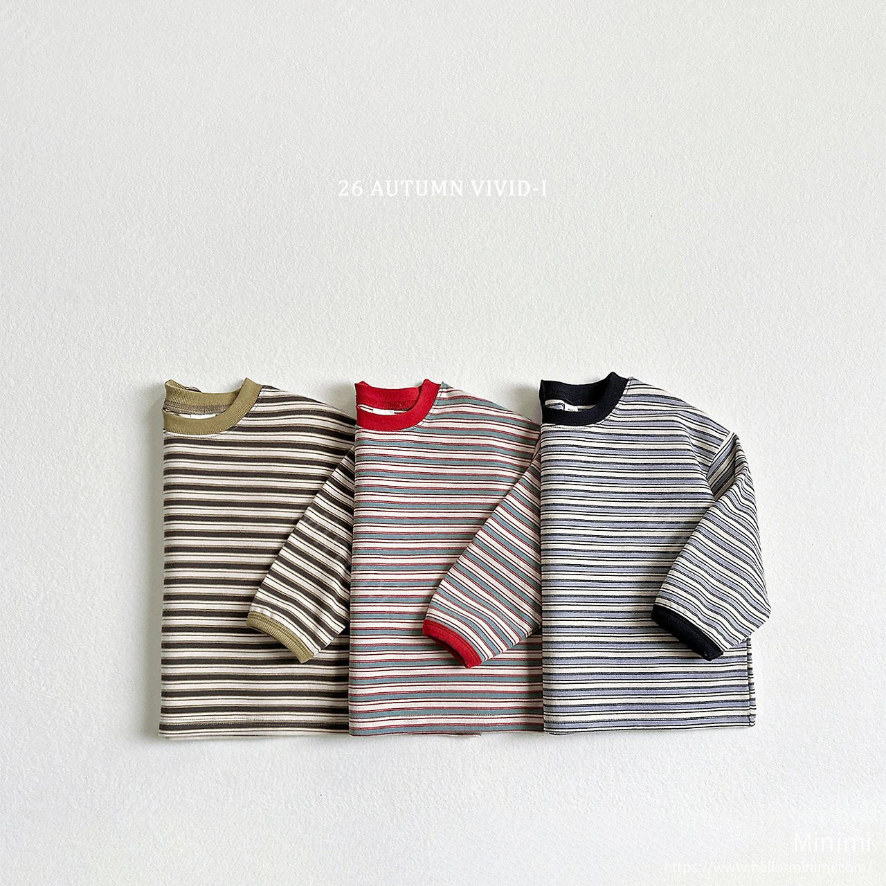 VIVID-I Color Block Multi Stripe T-shirt 細節圖 1