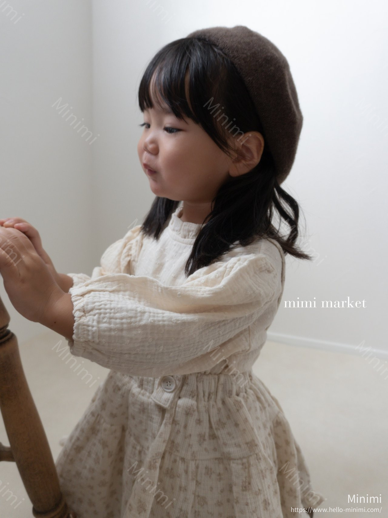 mimi-market Neck Frill Blouse 細節圖 6