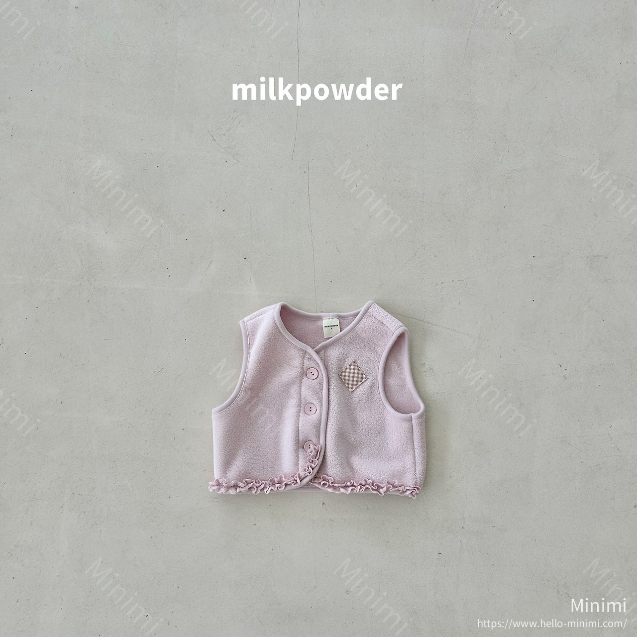 milkpowder Fogny Fleece Vest 細節圖 5