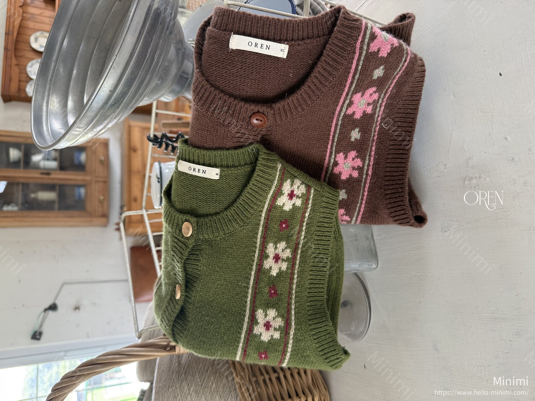Oren Berthe Fleur Knit Vest 細節圖 16