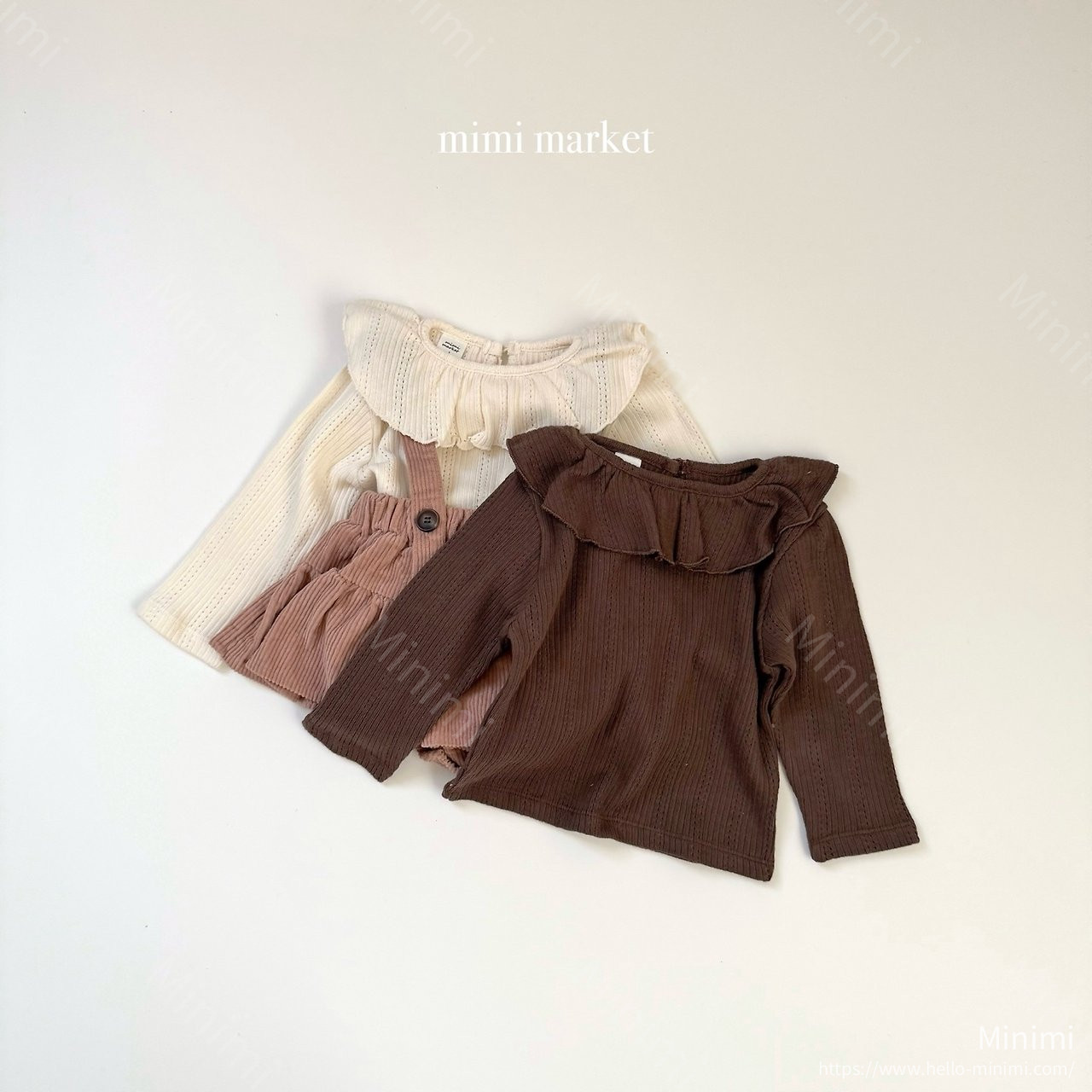 mimi-market Lovey Collar Tee 細節圖 3
