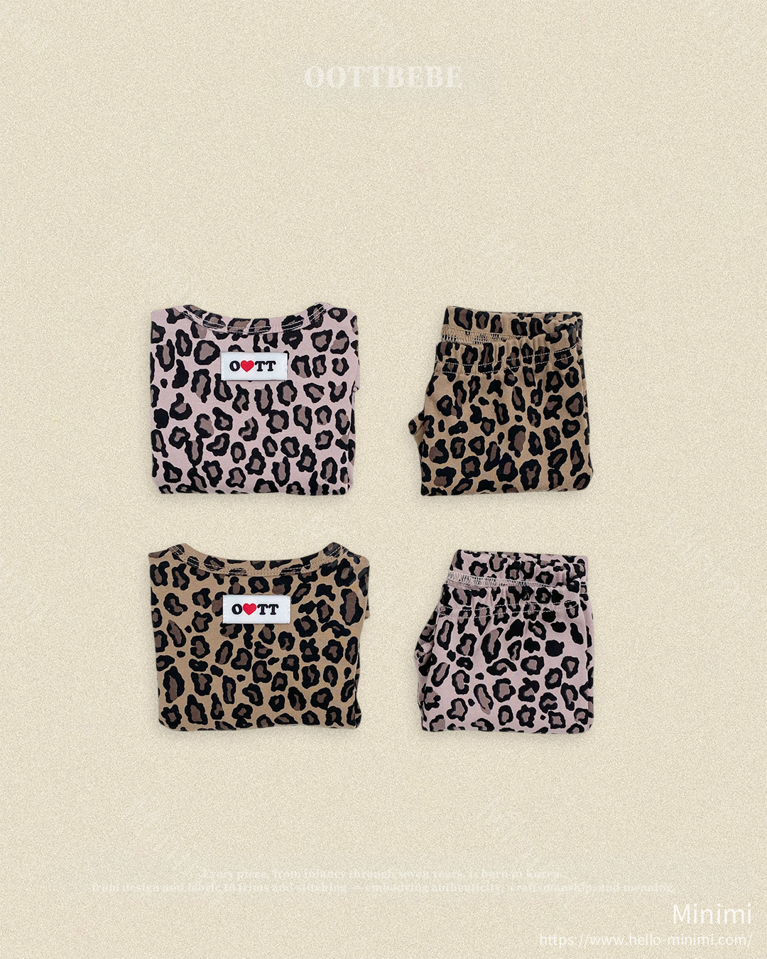 oott bebe Little Leopard Loungewear 細節圖 13
