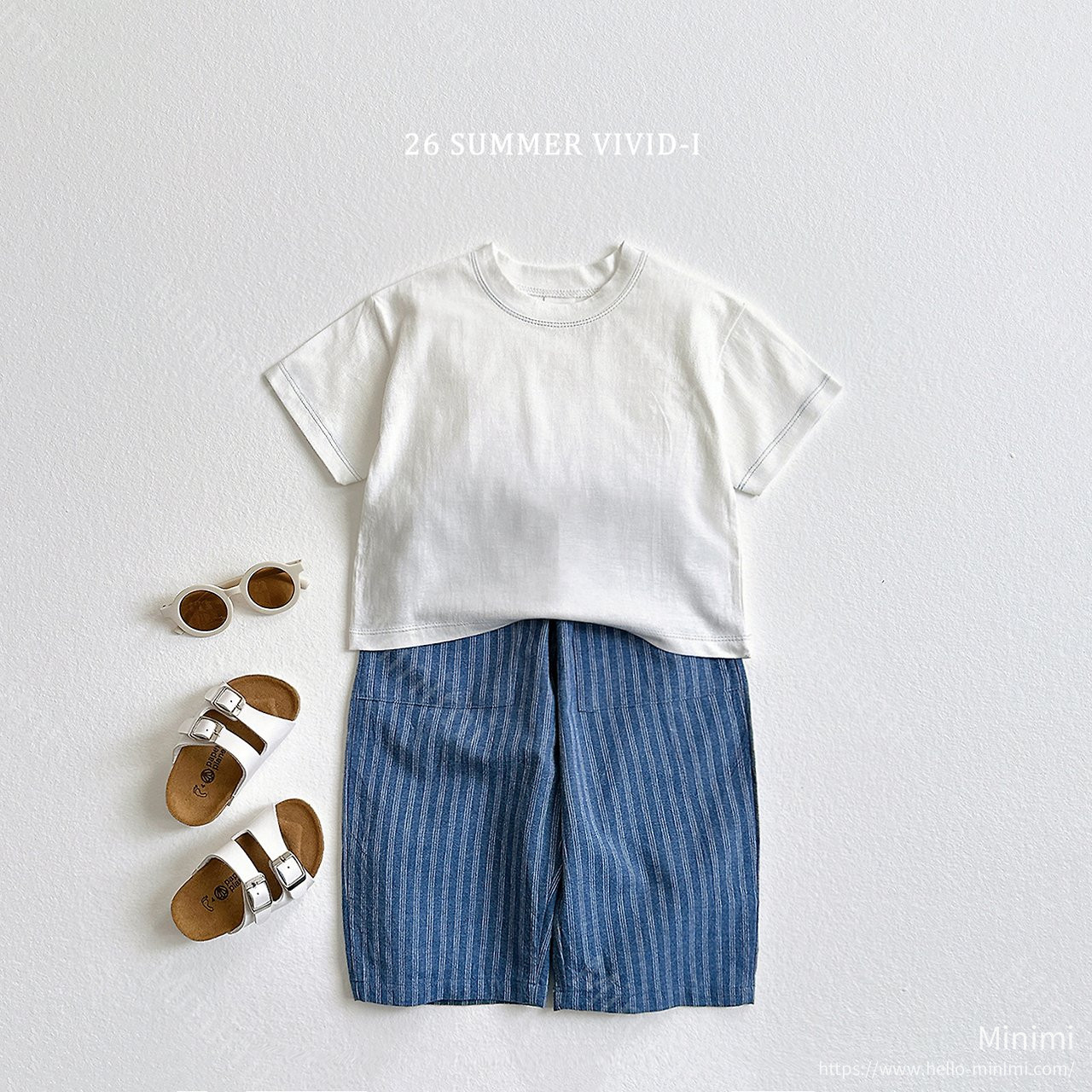 VIVID-I Cropped Striped Linen Pants 細節圖 13