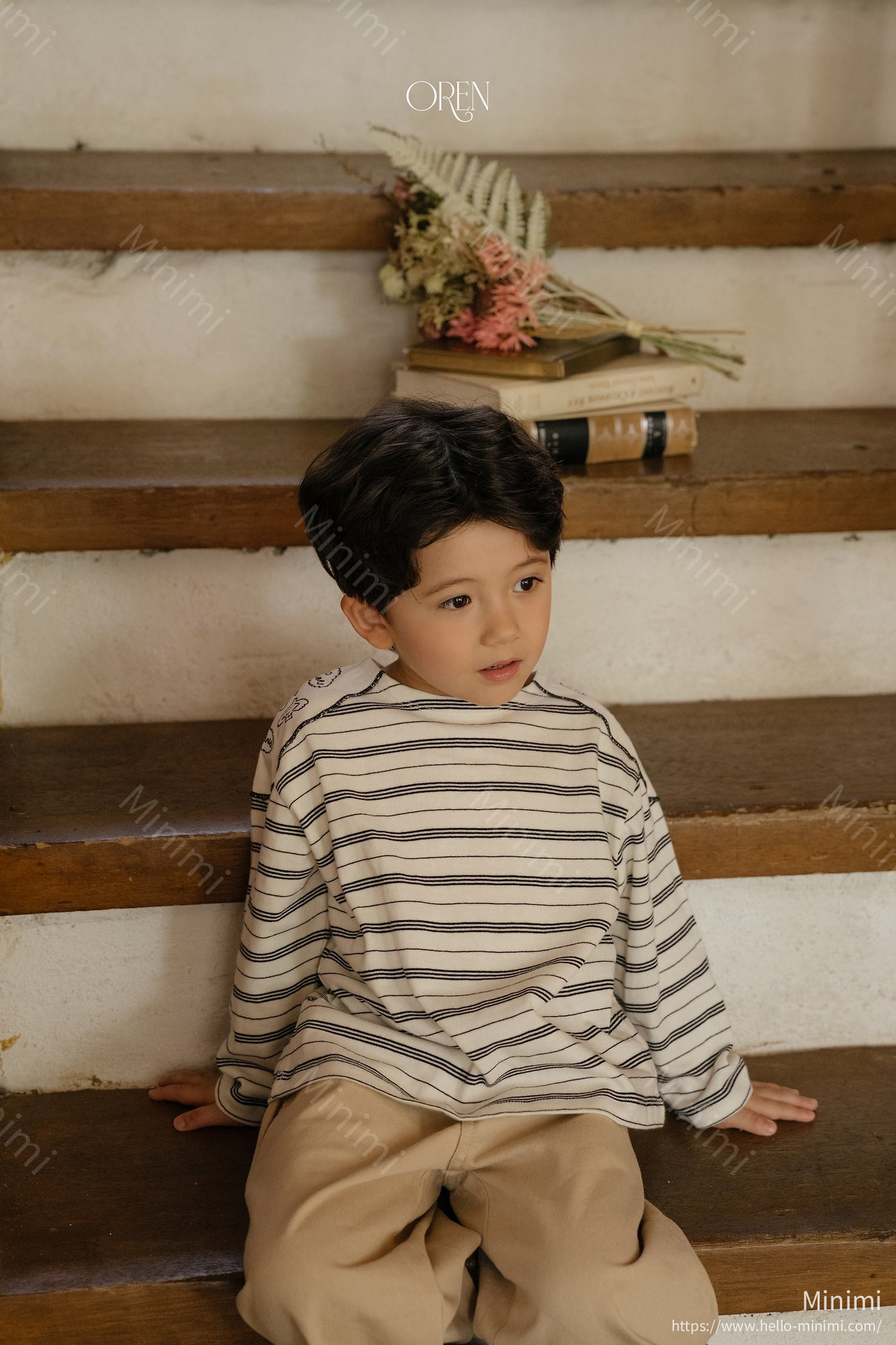 Oren Jane Stripe T-Shirt 細節圖 1