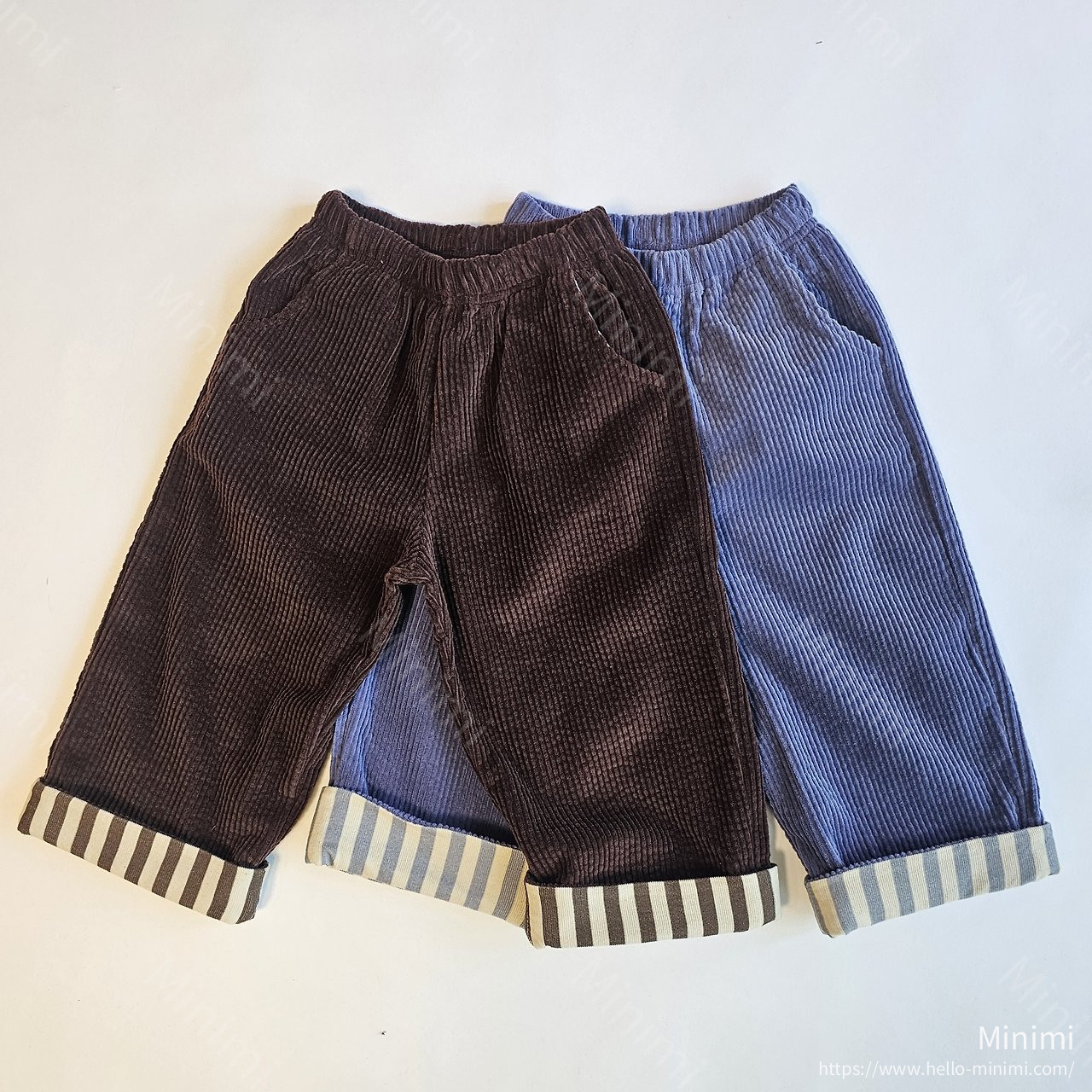1st BLUE Corduroy Cabra Pants 細節圖 1