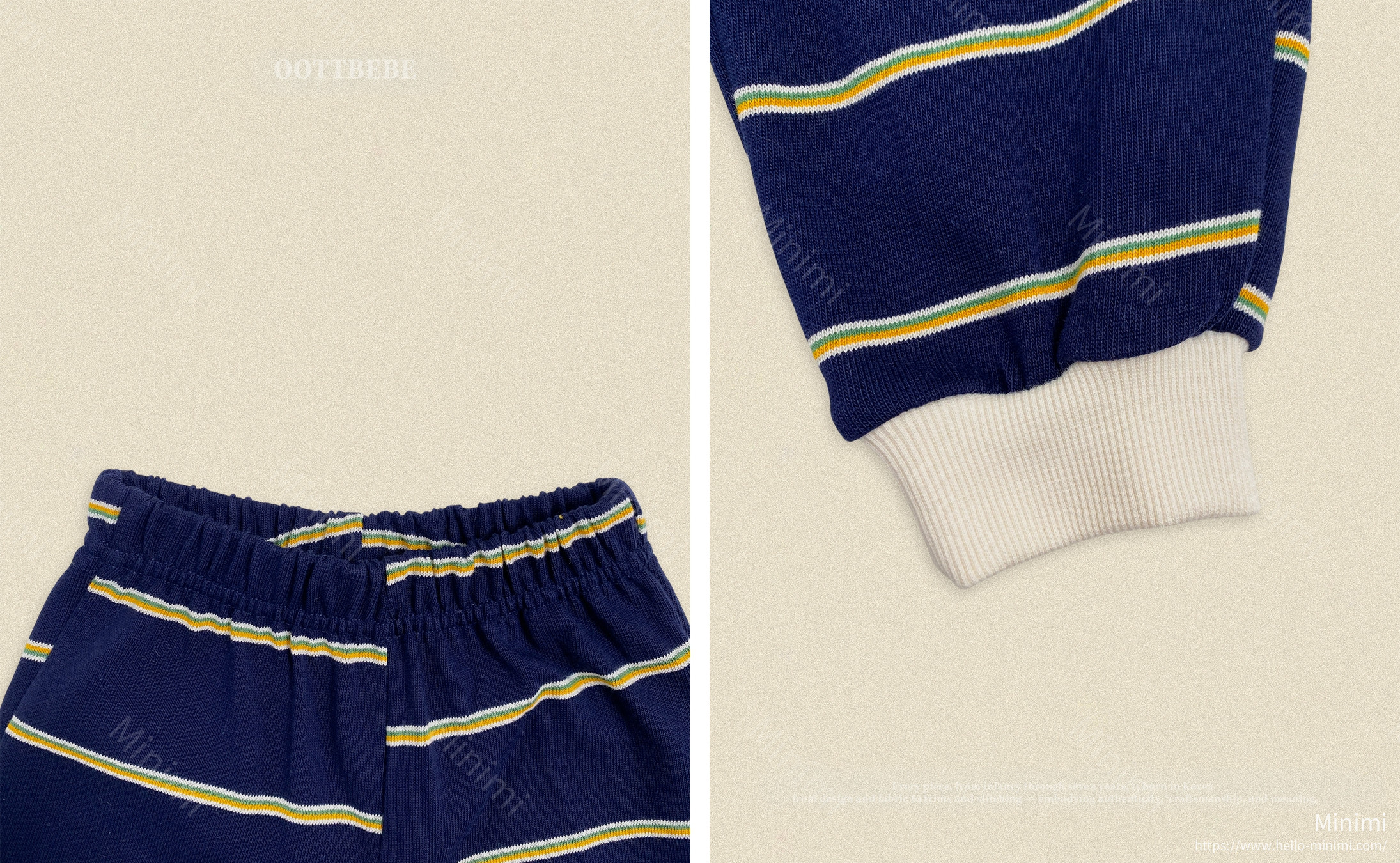 oott bebe Rookie Striped Set 細節圖 9