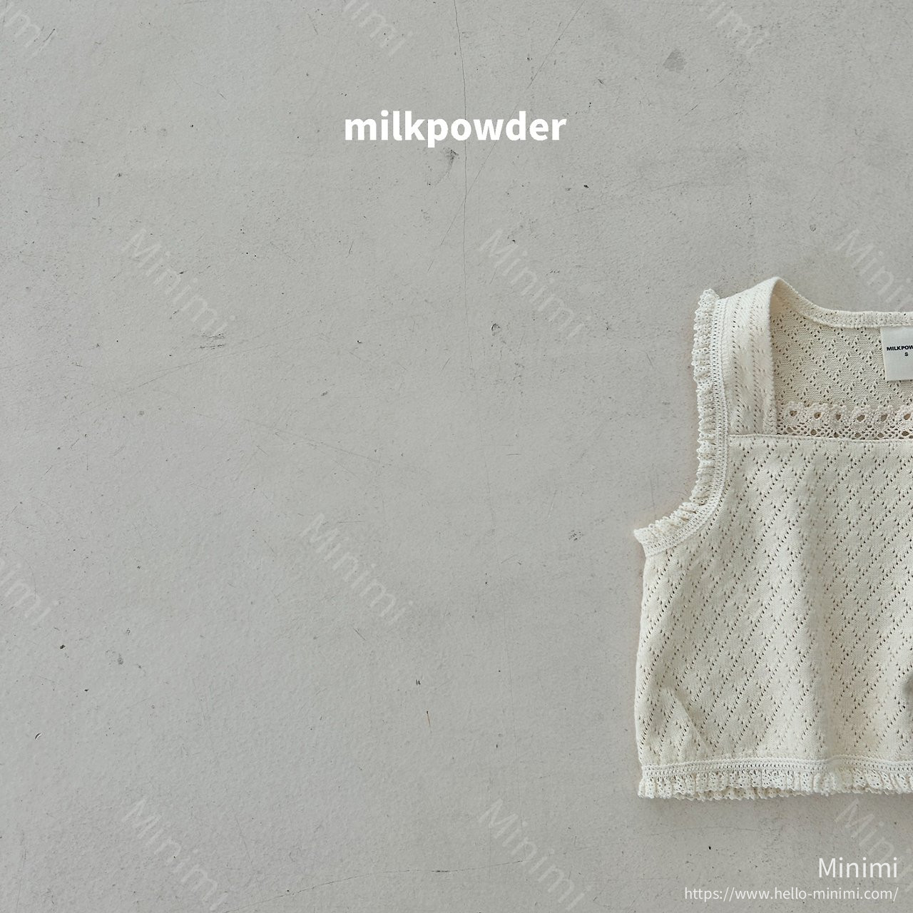 milkpowder Green Vest 細節圖 10