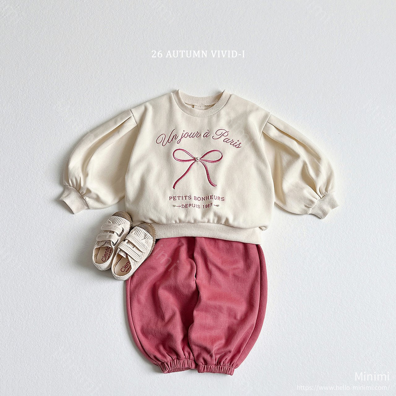 VIVID-I Ribbon Pearl Puff Sweatshirt 細節圖 13