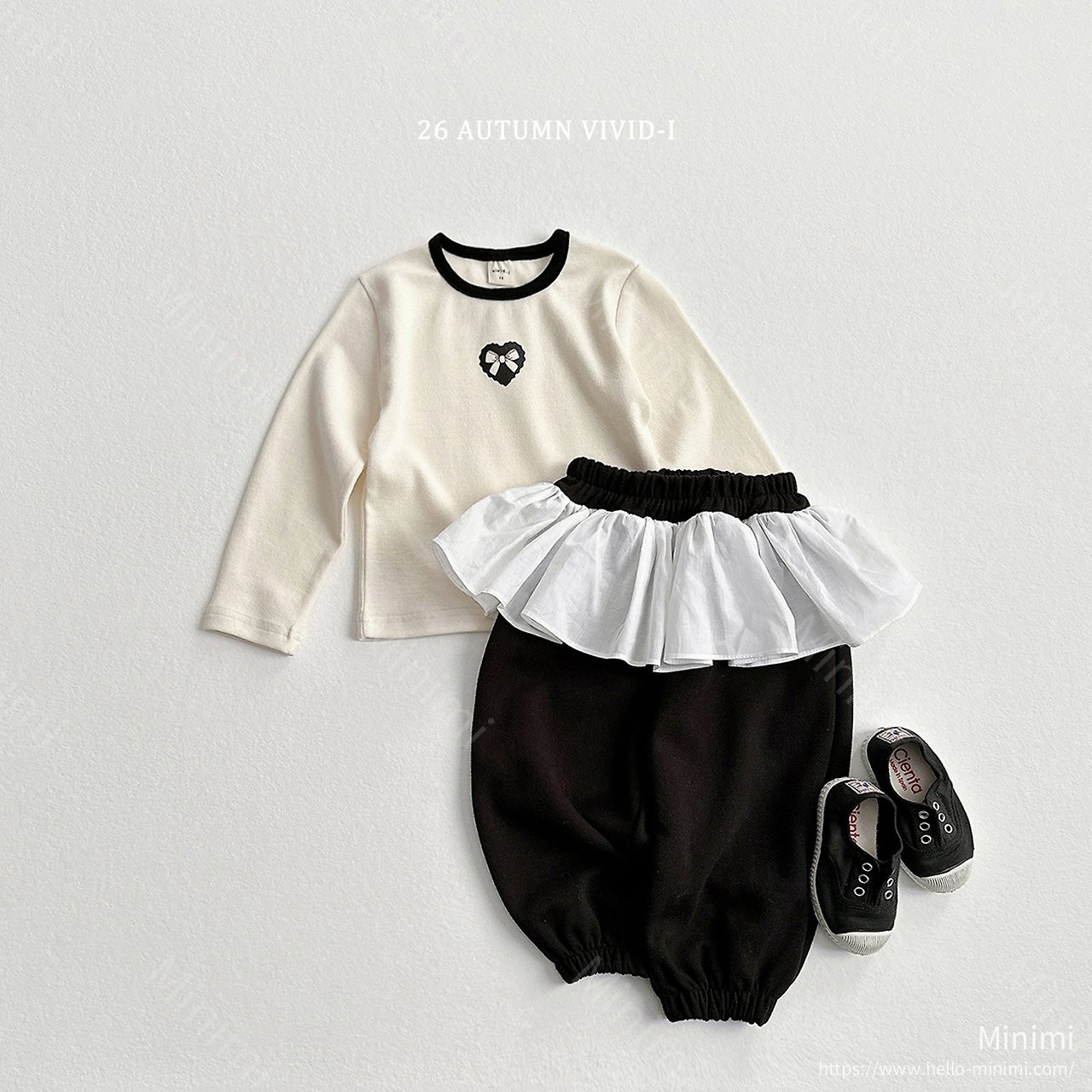 VIVID-I Ribbon Heart Span T-shirt 細節圖 13