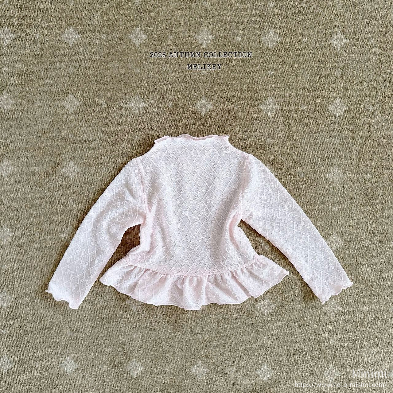 Melikey Frill Ribbon Mesh T-shirt 細節圖 7