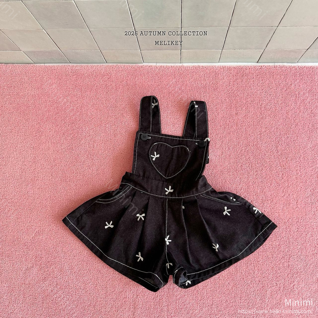 Melikey Ribbon Embroidery Overalls 細節圖 1