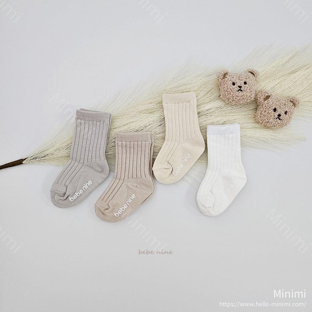 bebe nine Butter Knee Socks Set 細節圖 12