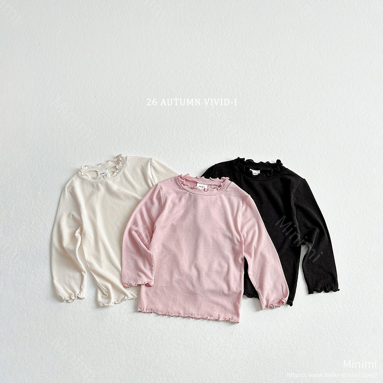 VIVID-I Soft Gauze Ruffle T-shirt 細節圖 1