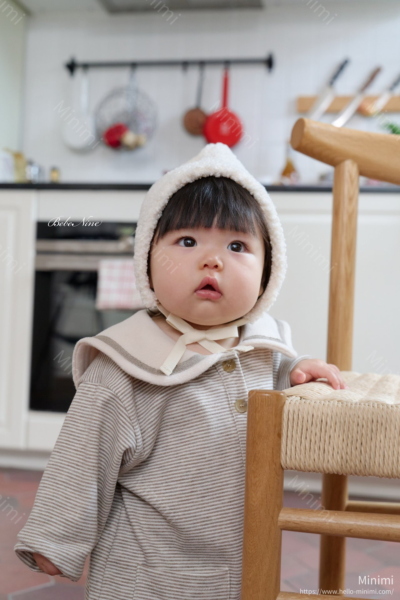 bebe nine Striped Sailor Romper 細節圖 9