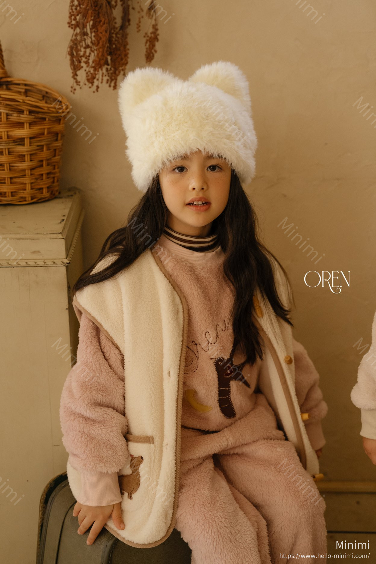 Oren Cat Fake Fur Beanie 細節圖 13