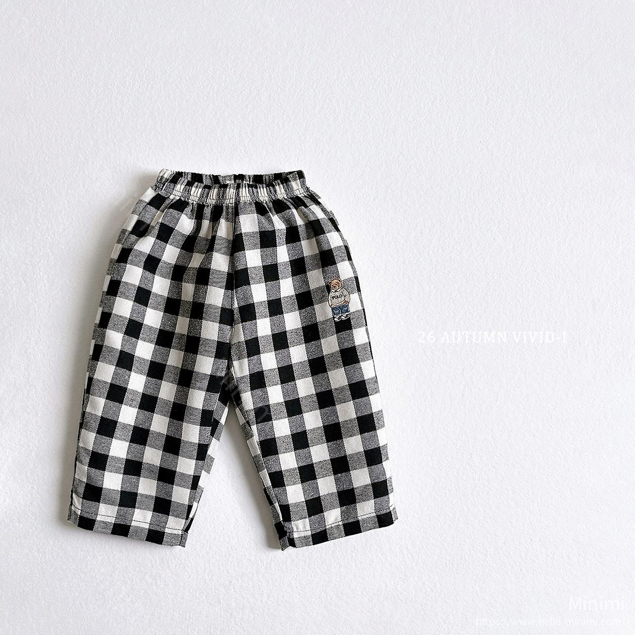VIVID-I Vivi Bear Check Pants 細節圖 3