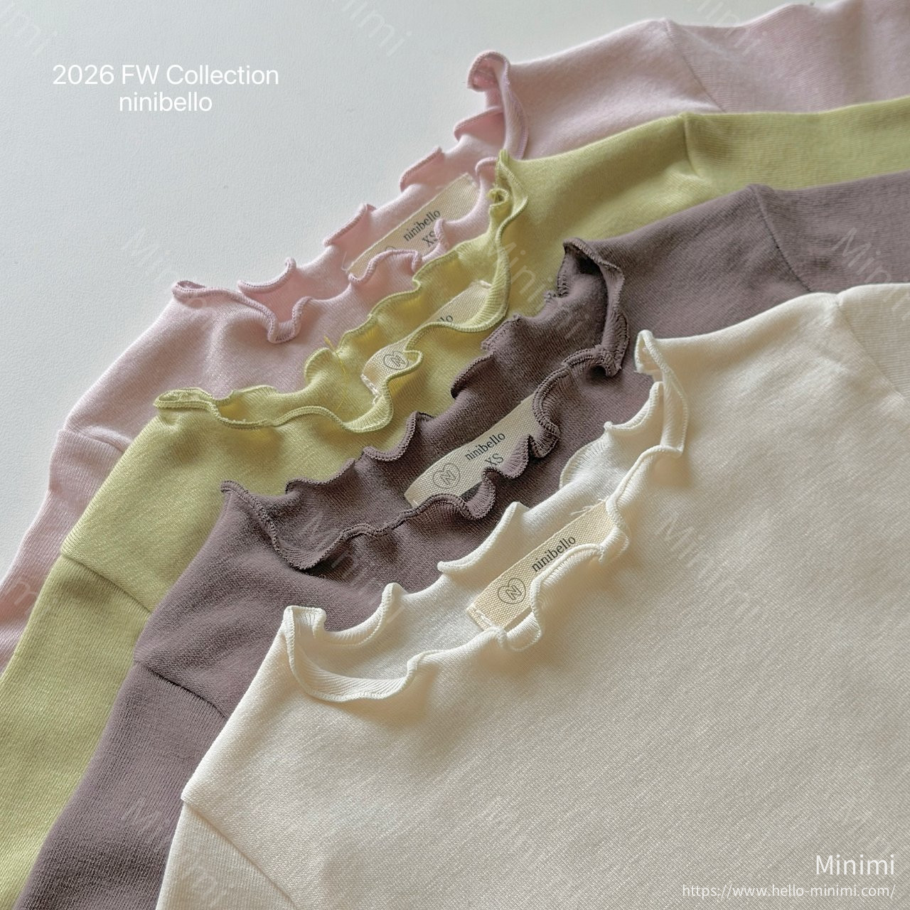 ninibello Soft Frill T-shirt 細節圖 7