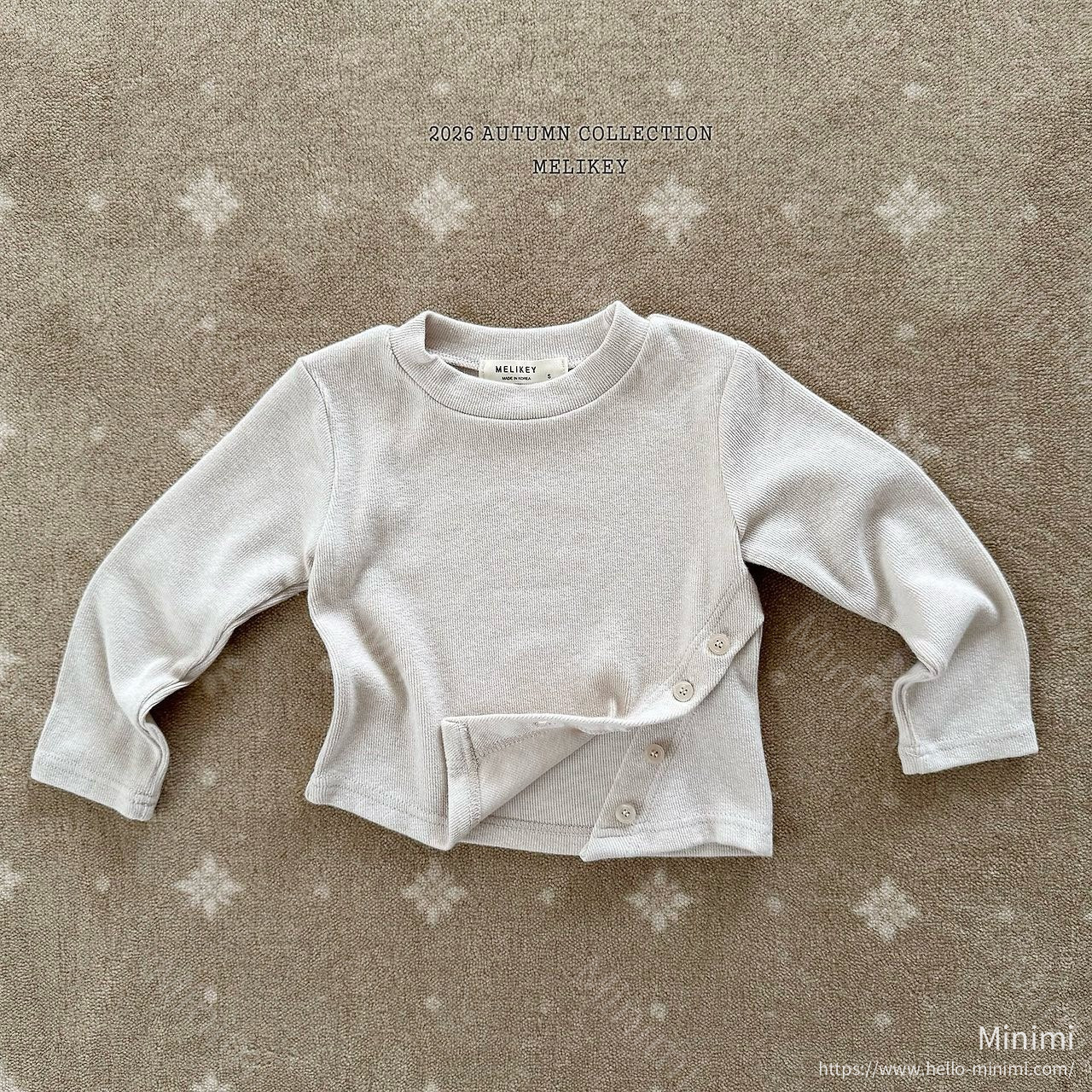 Melikey Diagonal Button T-shirt 細節圖 3
