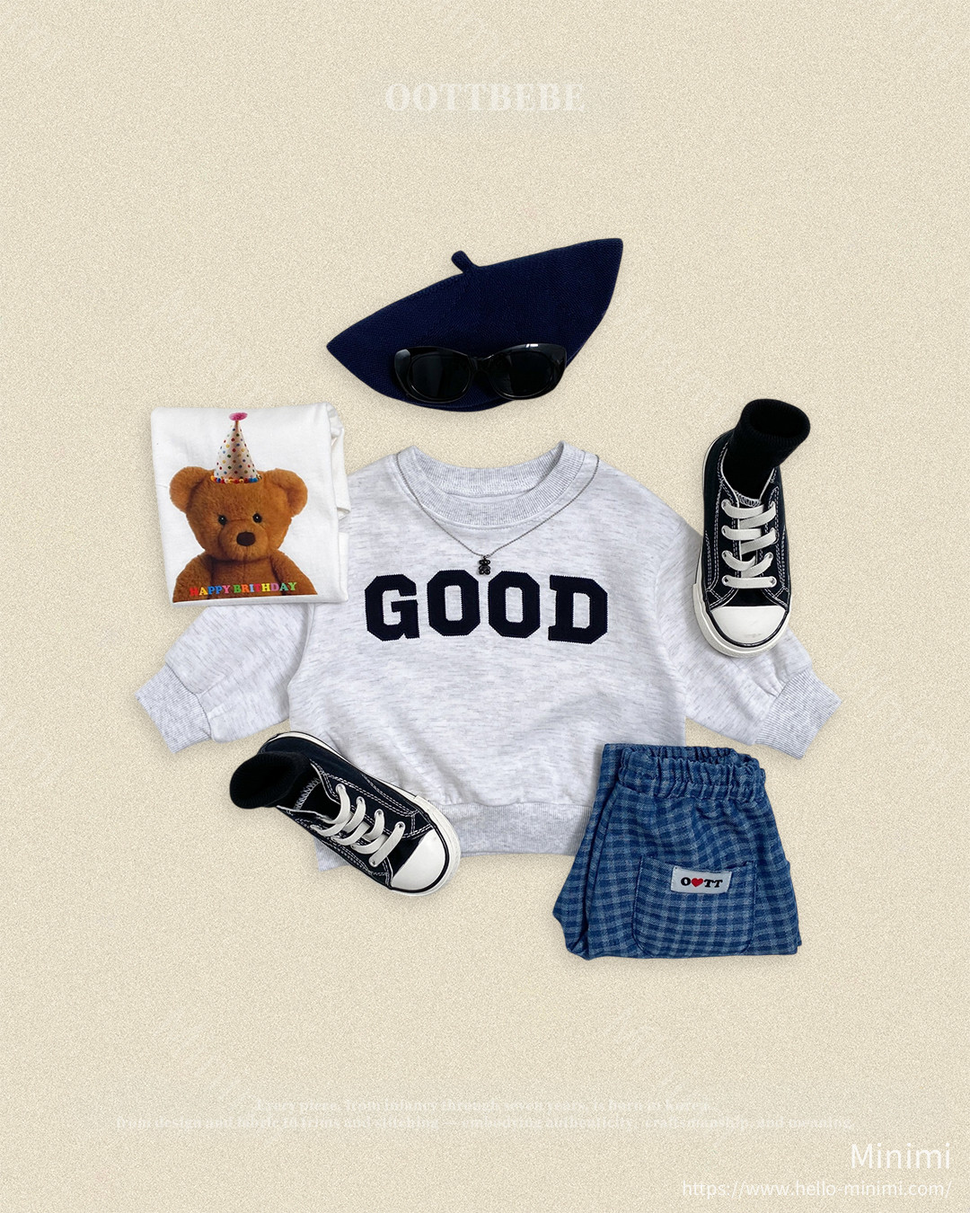 oott bebe Good Sweatshirt (Kids) 細節圖 7