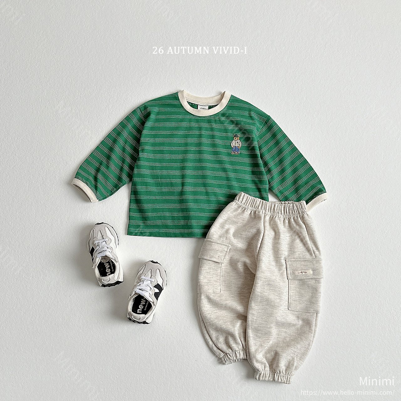 VIVID-I Signature Bear Stripe T-shirt 細節圖 13