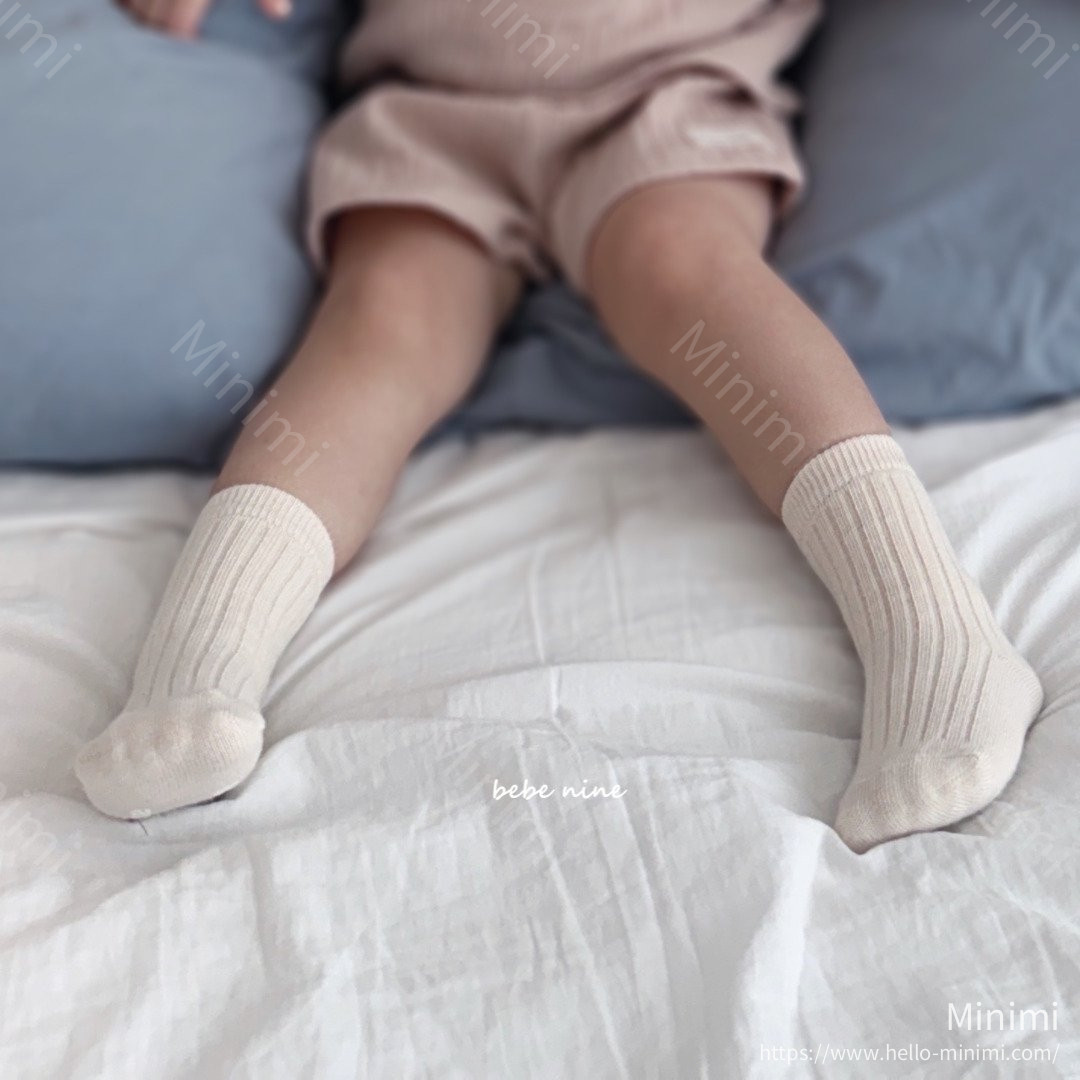 bebe nine Butter Knee Socks Set 細節圖 1