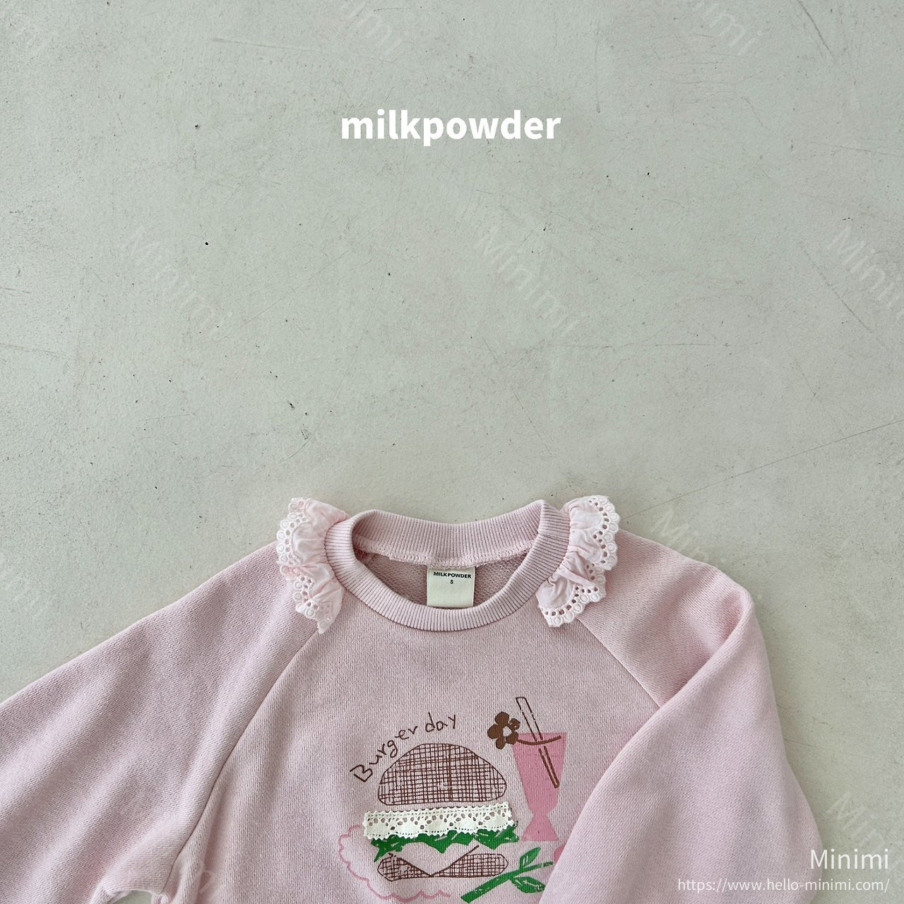 milkpowder Burger Sweatshirt 細節圖 14